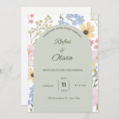 結婚式の招待状 招待状 (正面/裏面)