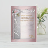 結婚式の招待状 招待状 (スタンド正面)