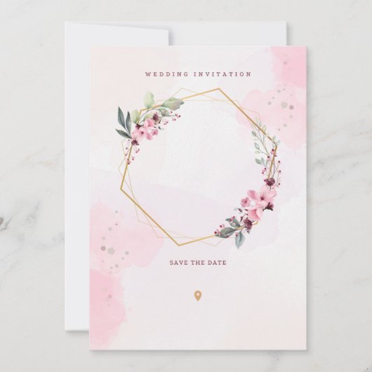 結婚式の招待状 招待状 (正面)