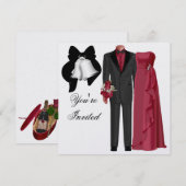 結婚式の招待状 招待状 (正面/裏面)