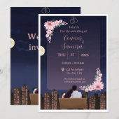 結婚式の招待状 招待状 (正面/裏面)
