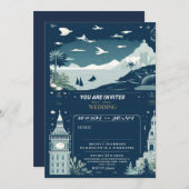 結婚式の招待状 招待状 (正面/裏面)