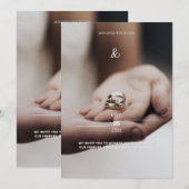 結婚式の招待状 招待状 (正面/裏面)