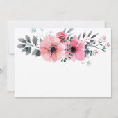 結婚式の招待状 招待状 (裏面)