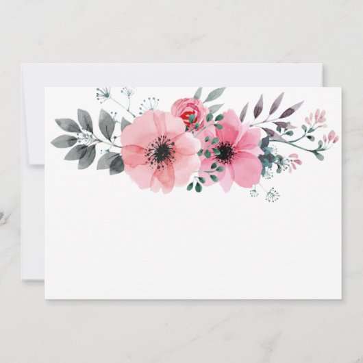 結婚式の招待状 招待状 (裏面)