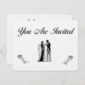 結婚式の招待状 招待状 (正面/裏面)