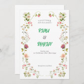 結婚式の招待状 招待状 (正面/裏面)