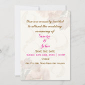 結婚式の招待状 招待状 (正面)