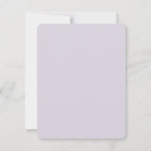 結婚式の招待状 招待状 (裏面)