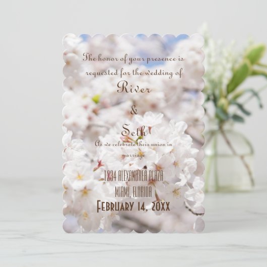 結婚式の招待状 招待状 (スタンド正面)