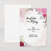 結婚式の招待状 招待状 (正面/裏面)