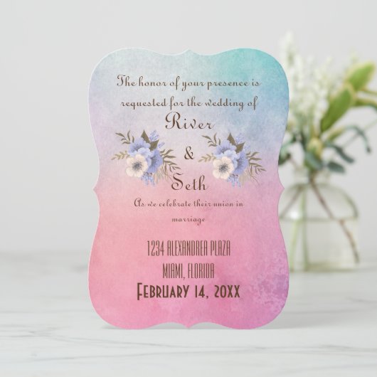 結婚式の招待状 招待状 (スタンド正面)