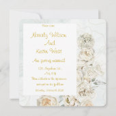 結婚式の招待状 招待状 (裏面)