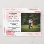 結婚式の招待状 招待状 (正面/裏面)