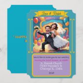 結婚式の招待状 招待状 (正面/裏面)