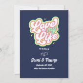 結婚式の招待状 招待状 (正面)