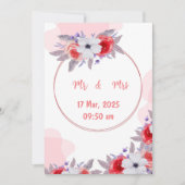 結婚式の招待状 招待状 (正面)