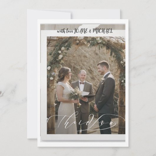 結婚式の招待状 招待状 (正面)