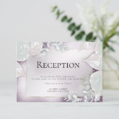 結婚式の招待状 | 濃紫色の輝きのあるデザイン 招待状 (スタンド正面)