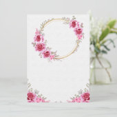 結婚式の招待状（空白）です。 招待状 (スタンド正面)