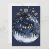 結婚式の招待状　結婚式のグリーティングカード　ありがとう サンキューカード (正面)