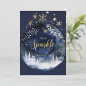 結婚式の招待状　結婚式のグリーティングカード　ありがとう サンキューカード (スタンド正面)