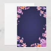 結婚式の招待状 結婚記念日 誕生日カード 招待状 (正面/裏面)