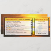 結婚式の招待状（ＲＳＶＰ付き） 招待状 (正面/裏面)