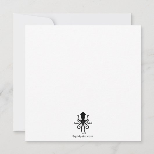 結婚式の招待状(2つの指輪と聖書) 招待状 (裏面)