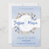 結婚式の招待状 Save the date セーブザデート (正面)