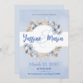 結婚式の招待状 Save the date セーブザデート (正面/裏面)