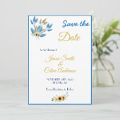 結婚式の招待状（Save the Date） 招待状 (スタンド正面)