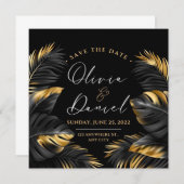 結婚式の招待状 Save The Dates セーブザデート (正面/裏面)