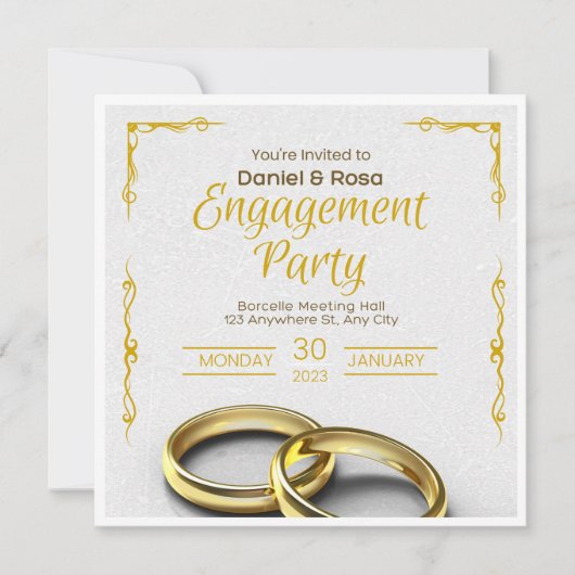 結婚式の招待状 Save The Dates 招待状 (正面)