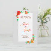 結婚式の招待状 #weddingstationery 招待状 (スタンド正面)