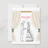 結婚式の招待 招待状 (正面)