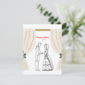 結婚式の招待 招待状 (スタンド正面)