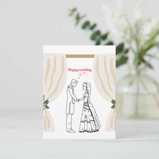 結婚式の招待 招待状 (スタンド正面)