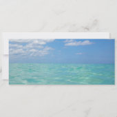 結婚式の搭乗券 記念日 海 セーブザデート (裏面)