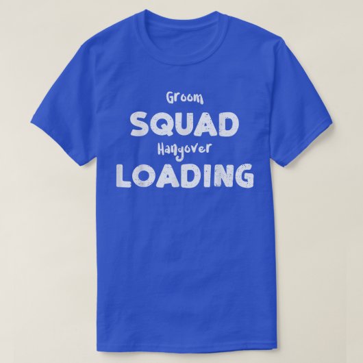 結婚式の新郎の友達  酔いがさめるのを待つ 結婚 Tシャツ (デザイン正面)