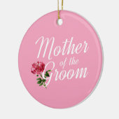 結婚式の新郎の母のカリグラフィー | オーナメント (左)