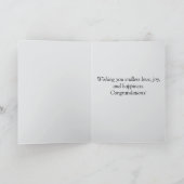 結婚式の日おめでとう カード (内部)