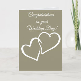 結婚式の日おめでとう カード