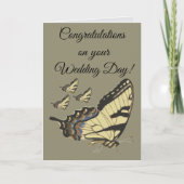 結婚式の日おめでとう カード (正面)