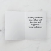 結婚式の日おめでとう カード (内部)