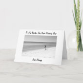 結婚式の日に兄に カード (正面)