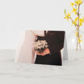 結婚式の日に双子の姉最高の妹/友人に カード (黄色い花)