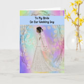 結婚式の日に夫から黒嫁に カード (黄色い花)