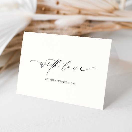 結婚式の日に愛を持つエルズミヤ カード