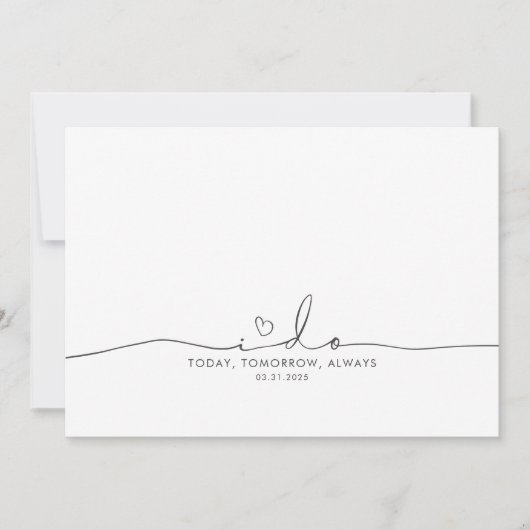 結婚式の日に新郎にメッセージを (正面)